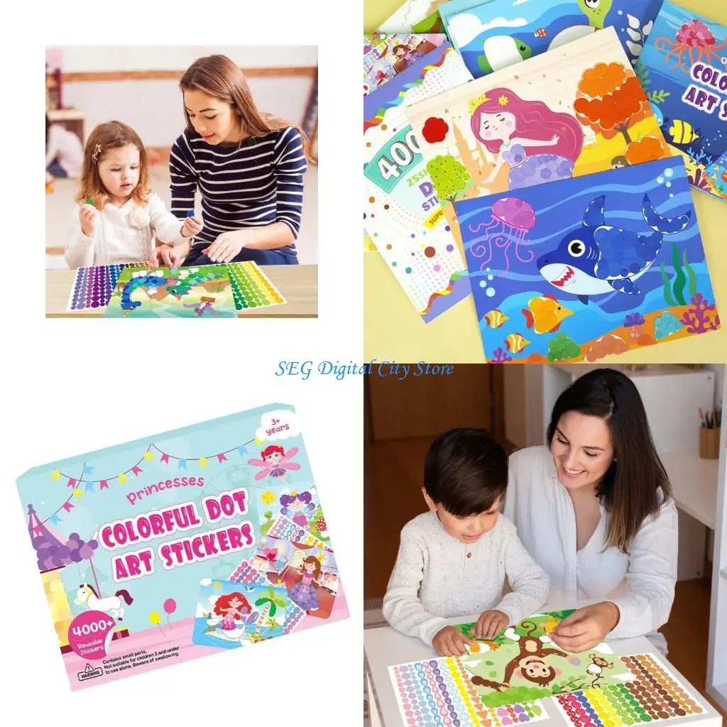 U75B Reusable Children Cartoon Dot Art Sticker Art Project Set Kids Safe Art Activity
U75B Reusable Children Cartoon Dot Art Sticker Art Project Set Kids Safe Art Activity