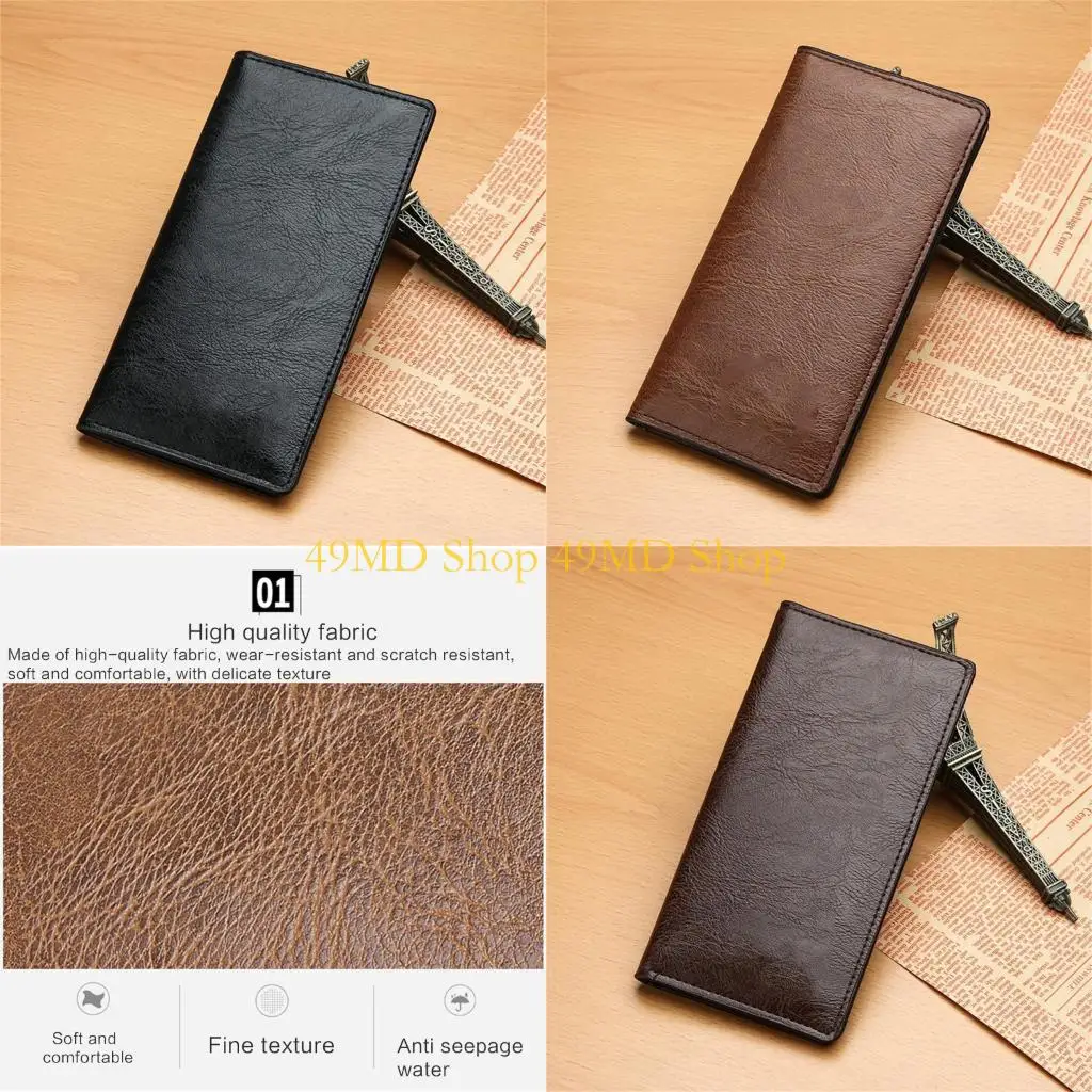 Прочный кошелек из искусственной кожи 49MD. Универсальный длинный мужской кошелек для надежного хранения карт и наличных денег.
Прочный кошелек из искусственной кожи 49MD. Универсальный длинный мужской кошелек для надежного хранения карт и наличных денег.