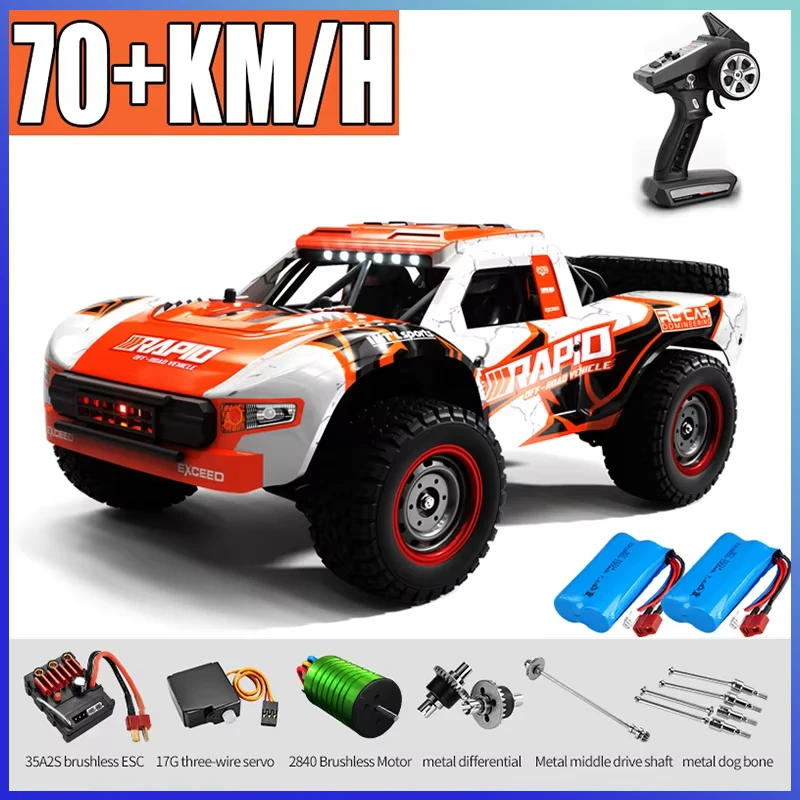 Rc Car Off Road 4x4 50km/h Or 75km/h High Speed Brushless Motor Monster Truck 1/16 Desert/Snow Racing Drift Cars Toys For Boys
Rc Car Off Road 4x4 50km/h Or 75km/h High Speed Brushless Motor Monster Truck 1/16 Desert/Snow Racing Drift Cars Toys For Boys