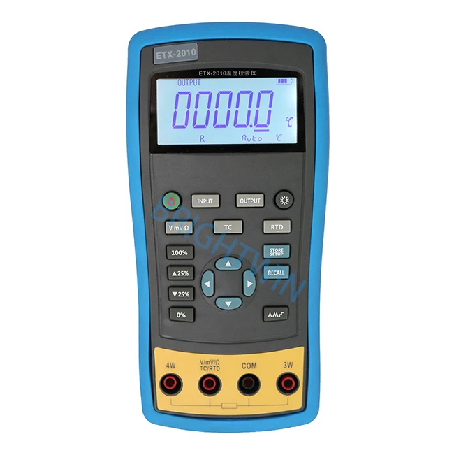 Handheld Precision RTD PT100 Thermocouple Type K J B MV Temperature Process Calibrator
Handheld Precision RTD PT100 Thermocouple Type K J B MV Temperature Process Calibrator
