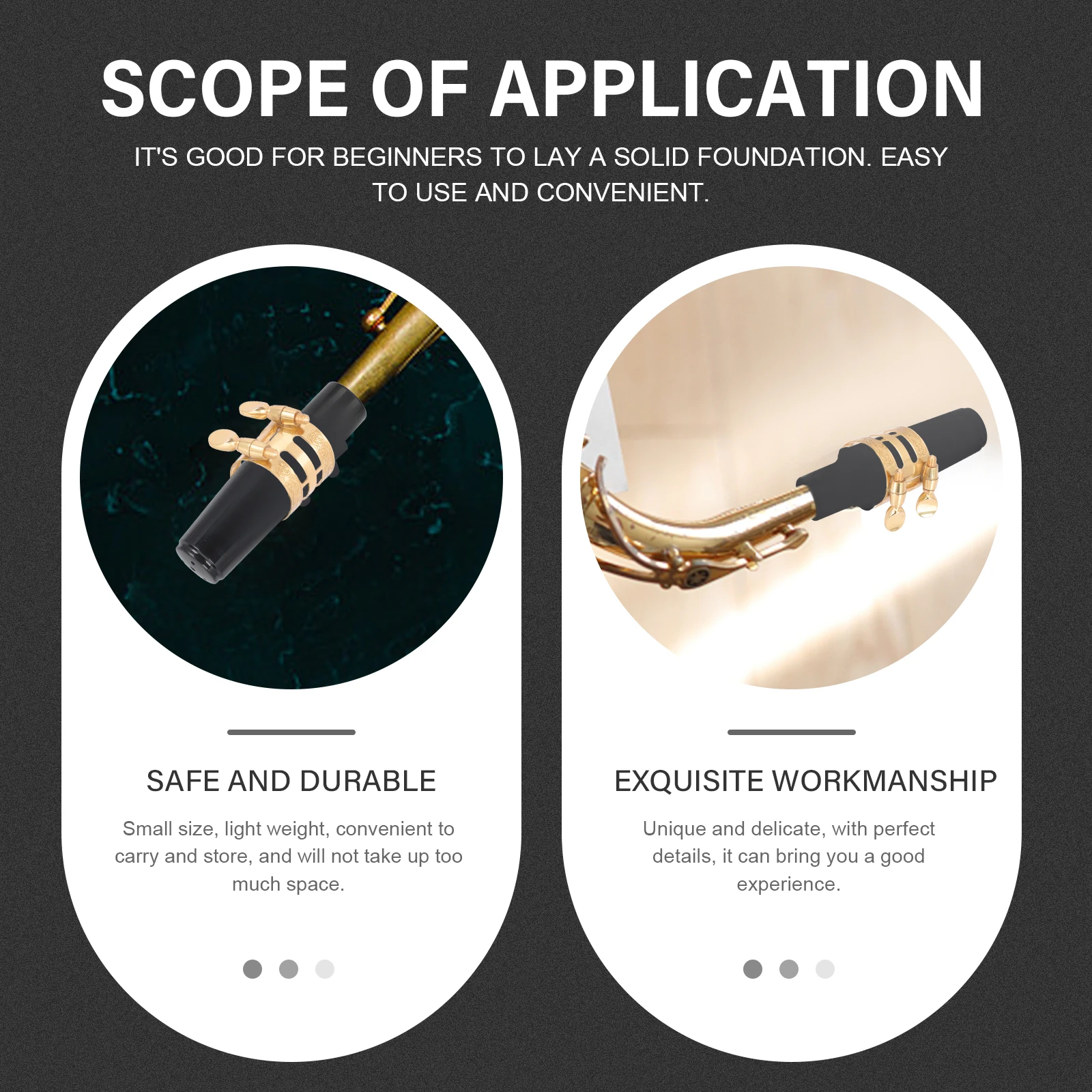 Sturdy Metal Saxophone Mouthpiece Clamp Durable Adjustable Clip For Alto Saxophone Lightweight Portable Reed Clip Wind
Sturdy Metal Saxophone Mouthpiece Clamp Durable Adjustable Clip For Alto Saxophone Lightweight Portable Reed Clip Wind