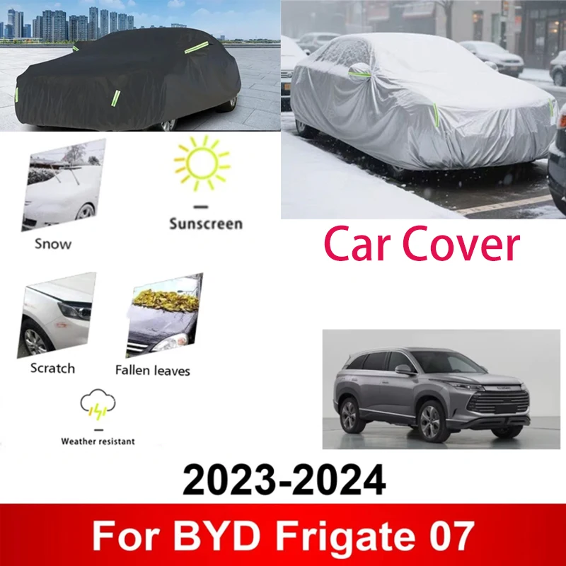 Car Covers for BYD Frigate 07 2023-2024 Full Car Covers Outdoor Sun Anti UV Rain Snow Dust Protection Oxford Cloth Accessories
Car Covers for BYD Frigate 07 2023-2024 Full Car Covers Outdoor Sun Anti UV Rain Snow Dust Protection Oxford Cloth Accessories