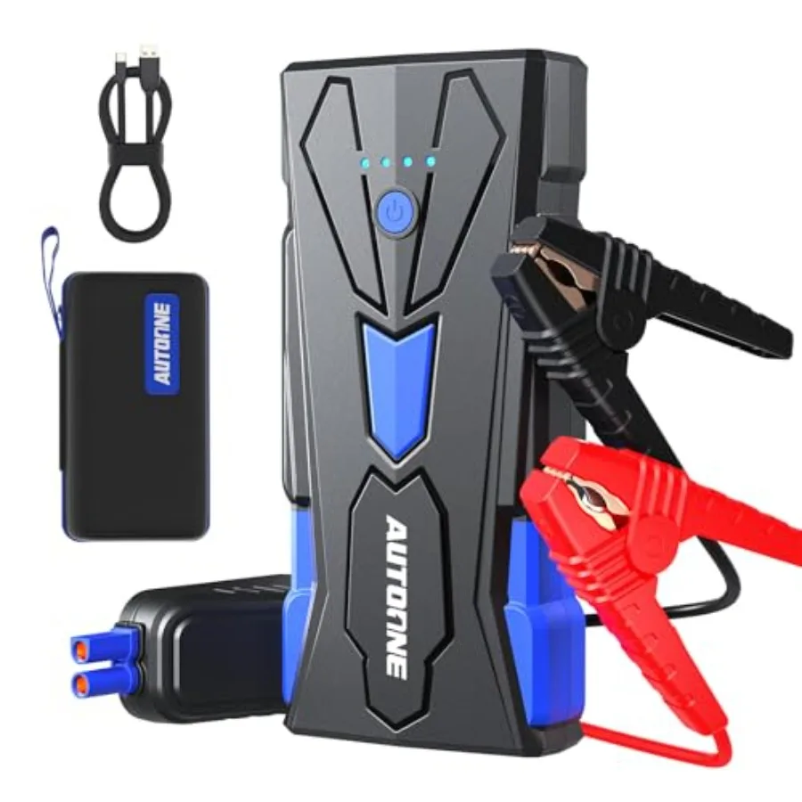 6000A Car Battery Jump Starter Up to All Gas and 12L Diesel Engine Car Battery Jumper Starter Portable 12V Jump Box with USB Ou
6000A Car Battery Jump Starter Up to All Gas and 12L Diesel Engine Car Battery Jumper Starter Portable 12V Jump Box with USB Ou