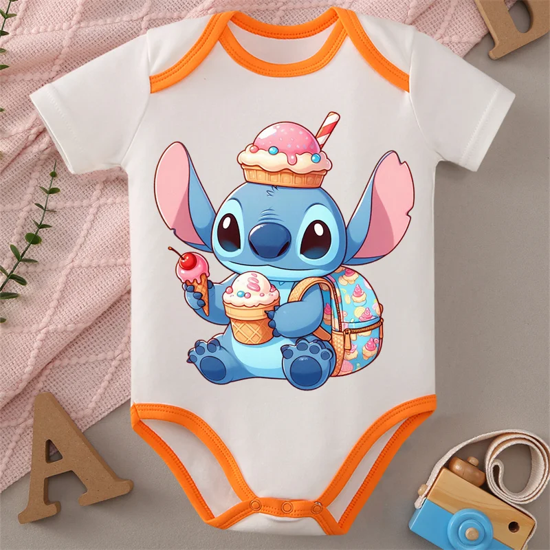 MINISO Lilo&Stitch 100% Cotton Clothe The Best Gift for Honey Baby Onesie Cute Summer Print Bodysuit for 0 To 12 Months Newborn
MINISO Lilo&Stitch 100% Cotton Clothe The Best Gift for Honey Baby Onesie Cute Summer Print Bodysuit for 0 To 12 Months Newborn