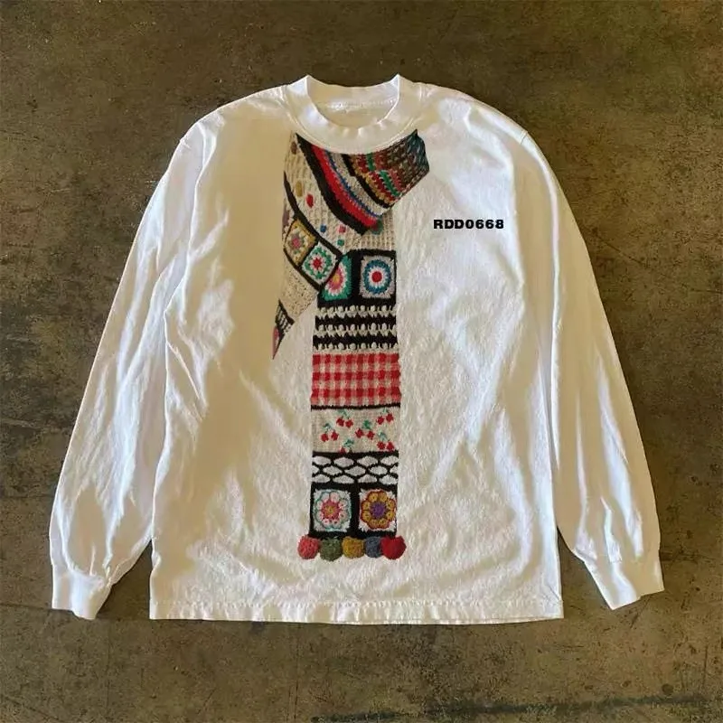 American Retro Long Sve T-irt ex Pure Cotton round Ne Pullover Versatile Top for Men And Women Autumn Faion
American Retro Long Sve T-irt ex Pure Cotton round Ne Pullover Versatile Top for Men And Women Autumn Faion