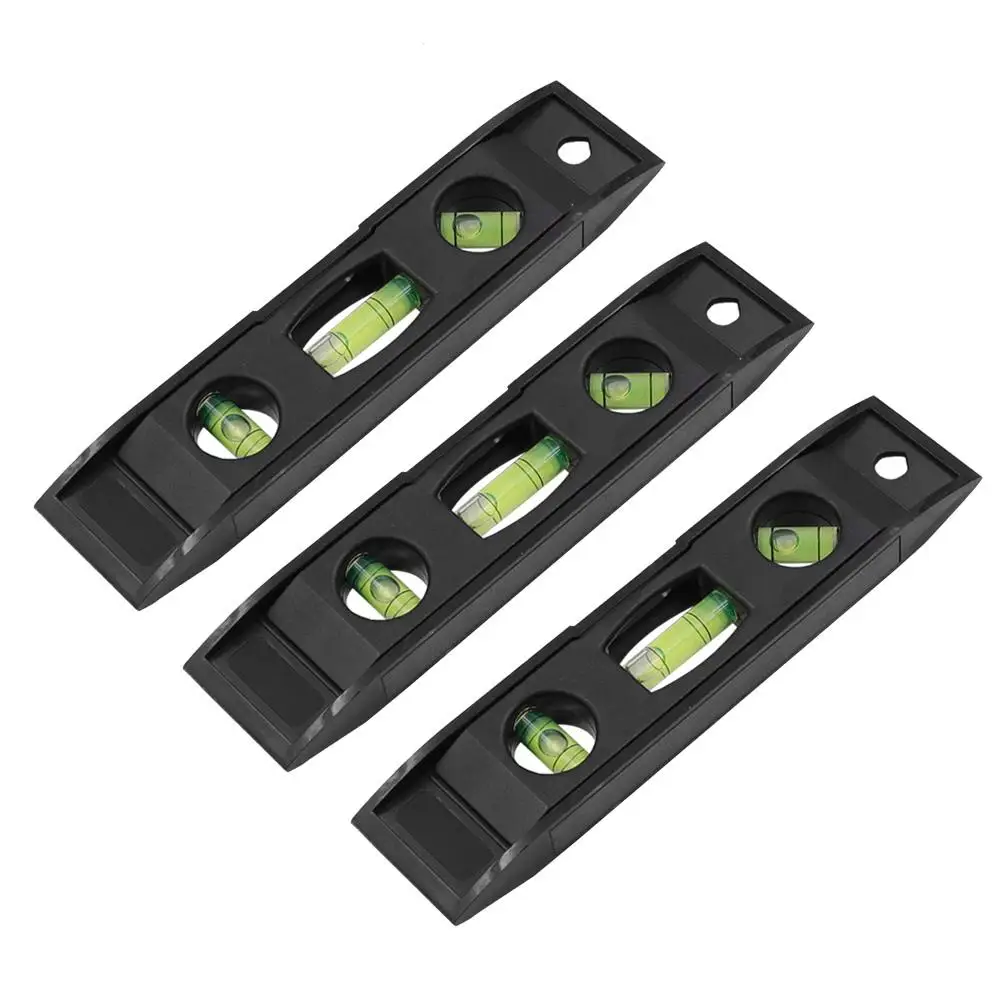 3Pcs Magnetic Level 6Inch Black Abs Shell Transparent Acrylic Bubble MultiFunction Measuring Tool Practical Precision
3Pcs Magnetic Level 6Inch Black Abs Shell Transparent Acrylic Bubble MultiFunction Measuring Tool Practical Precision
