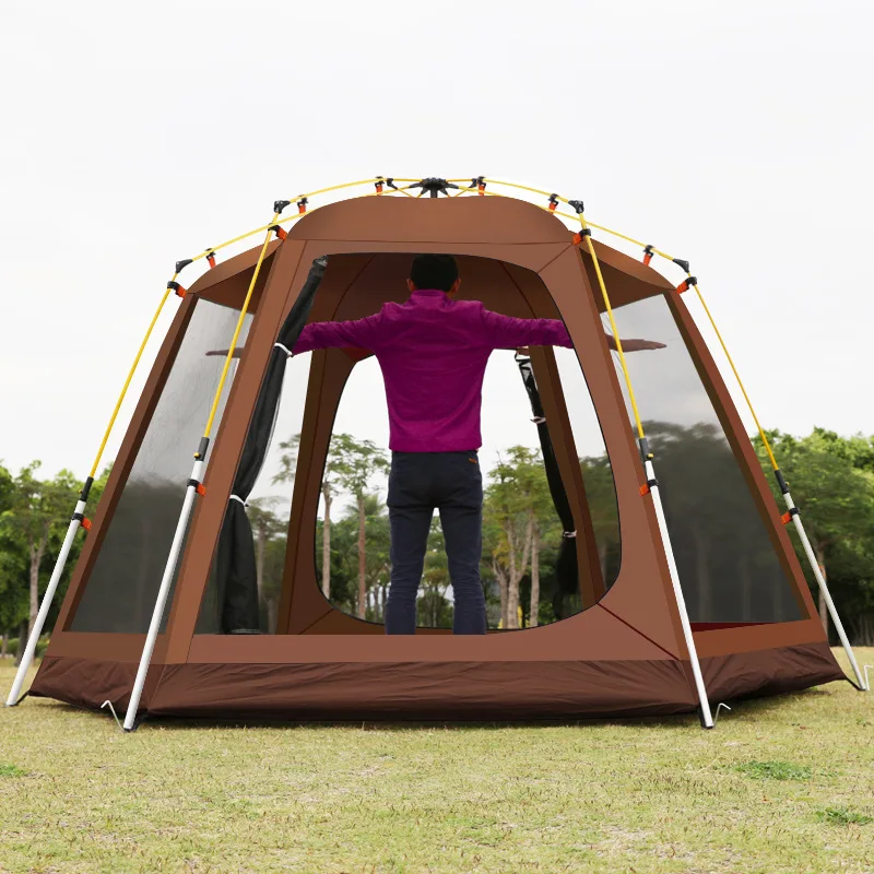 Four-Season Double-Layer Camouflage Camping Tent 3-4 5-8 People Fully Automatic Opening 210D Oxford Cloth Aluminum Rod 3000mm
Four-Season Double-Layer Camouflage Camping Tent 3-4 5-8 People Fully Automatic Opening 210D Oxford Cloth Aluminum Rod 3000mm