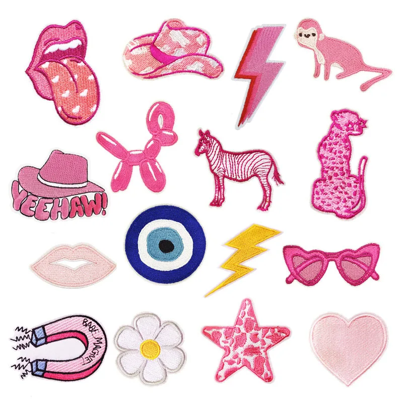 Pink Hat Lips Embroidered Patch Iron On Patches For Clothing Thermoadhesive Patches On Clothes Cartoon Patch For Clothes Sticker
Pink Hat Lips Embroidered Patch Iron On Patches For Clothing Thermoadhesive Patches On Clothes Cartoon Patch For Clothes Sticker
