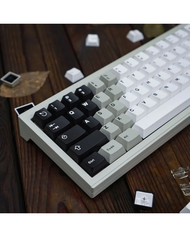 Black/White/Grey, Mechanical Keyboard Keycap 121 Keys ABS Bicolor Molded Cherry Original Factory Height
Black/White/Grey, Mechanical Keyboard Keycap 121 Keys ABS Bicolor Molded Cherry Original Factory Height
