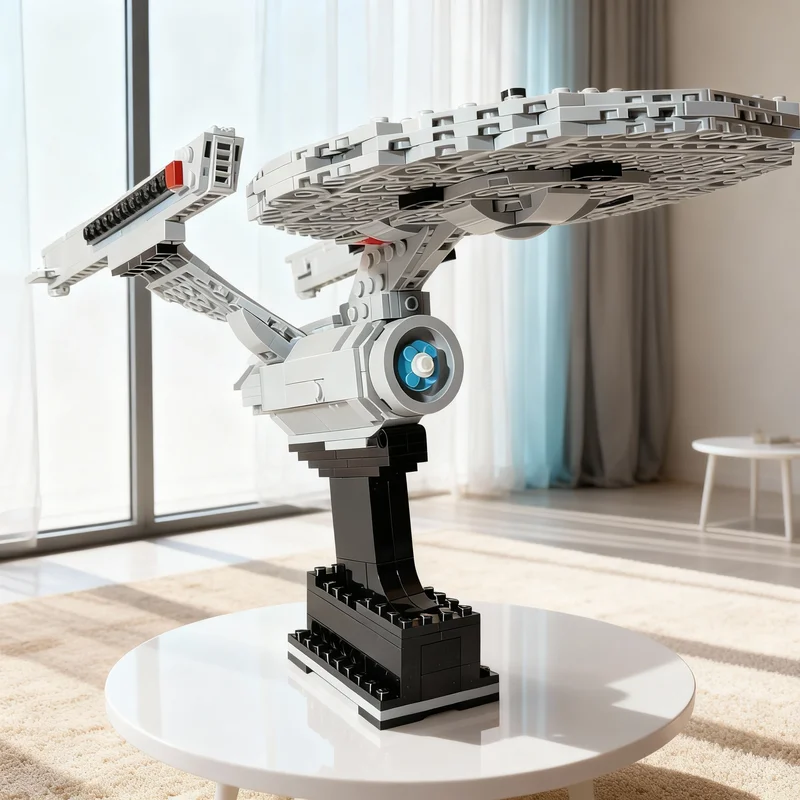 542PCS MOC Space Battle Star Treken U S Enterprise Refit Version2 Build Model DIY Assembly Building Blocks Gift Display Decor
542PCS MOC Space Battle Star Treken U S Enterprise Refit Version2 Build Model DIY Assembly Building Blocks Gift Display Decor