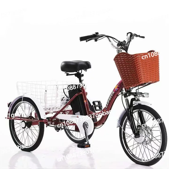 Adult 3 Wheel Electric Tricycle Lithium Battery 12A with Pull Basket 350W 20 Inch Electric Bike Tricycle Max Speed 20Km/H
Adult 3 Wheel Electric Tricycle Lithium Battery 12A with Pull Basket 350W 20 Inch Electric Bike Tricycle Max Speed 20Km/H