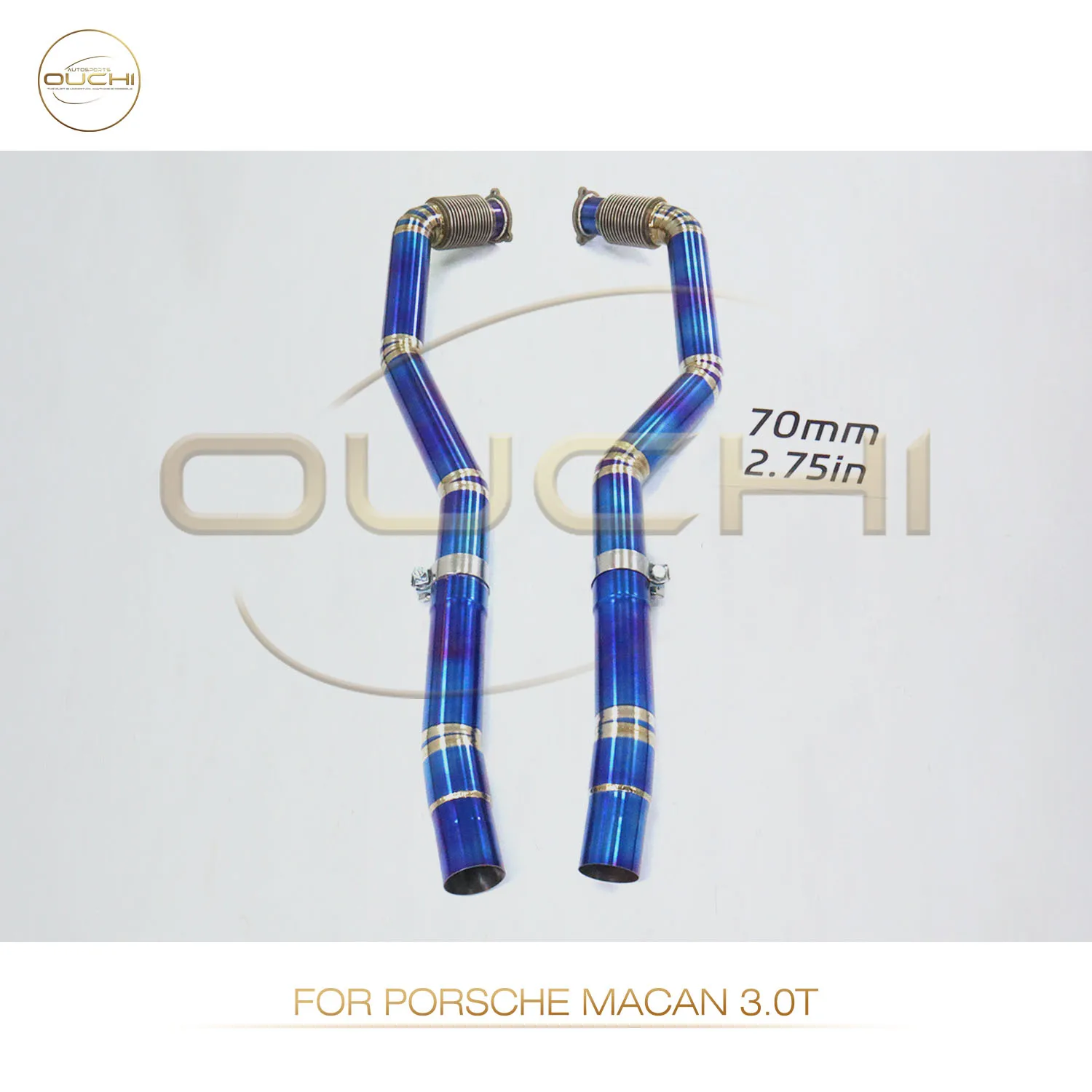 OUCHI Factory Sales Performance TC4 Front Tube for Porsche Macan 3.0T Exhaust Plug and Play Auto Parts
OUCHI Factory Sales Performance TC4 Front Tube for Porsche Macan 3.0T Exhaust Plug and Play Auto Parts