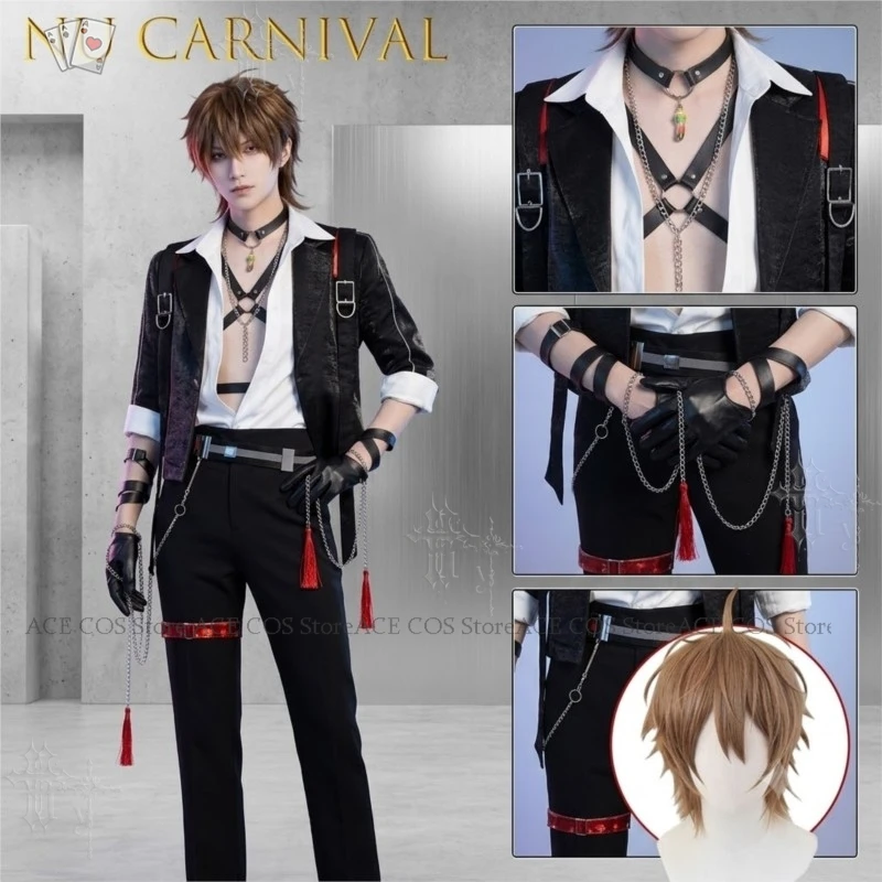 Nu Carnival Carnival Eiden Restraint Two Dimensional Game Full Set Cosplay Costume Outfit For Men Halloween Party Sexy Role Play
Nu Carnival Carnival Eiden Restraint Two Dimensional Game Full Set Cosplay Costume Outfit For Men Halloween Party Sexy Role Play