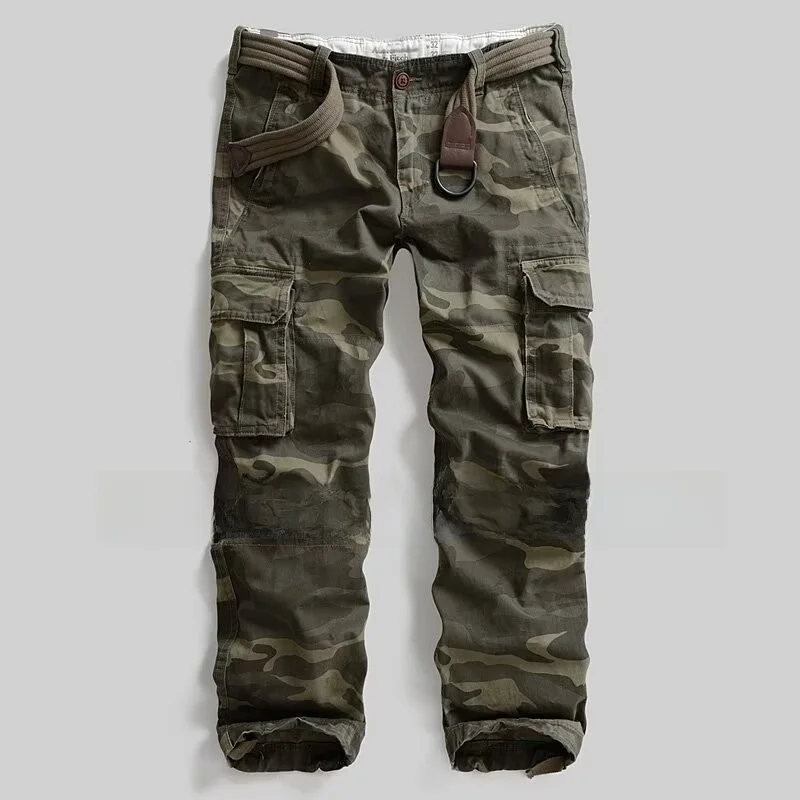 Outdoor Military Sle Camouflage Work Pants Loose Fit Sports Casual Straight Leg Workwear Trousers for Men Spring Autumn
Outdoor Military Sle Camouflage Work Pants Loose Fit Sports Casual Straight Leg Workwear Trousers for Men Spring Autumn
