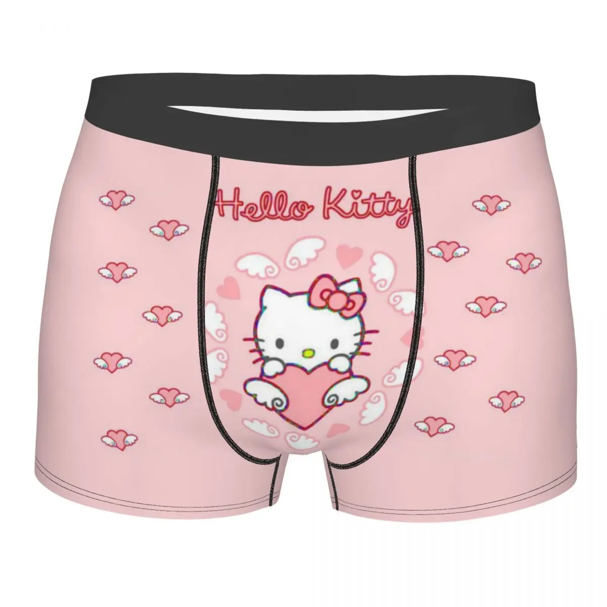 Модные боксеры с героями мультфильмов «Hello Kitty», шорты, мужские трусы, эластичные белые трусы Kitty, нижнее белье
Модные боксеры с героями мультфильмов «Hello Kitty», шорты, мужские трусы, эластичные белые трусы Kitty, нижнее белье