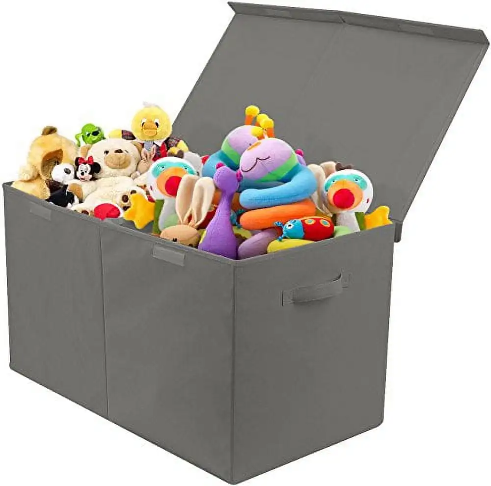 Sorbus Large Toy Chest with Flip-Top Lid, Kids Collapsible Toy Box Storage, Playroom Closet Organization (Gray)
Sorbus Large Toy Chest with Flip-Top Lid, Kids Collapsible Toy Box Storage, Playroom Closet Organization (Gray)