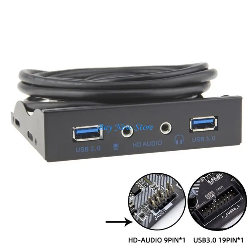 20CE USB3.0 3.5'' Floppy Drive Bay Support 3.5mm Earphone Front Panel 3.5in 19PIN to USB3.0 Panel
20CE USB3.0 3.5'' Floppy Drive Bay Support 3.5mm Earphone Front Panel 3.5in 19PIN to USB3.0 Panel