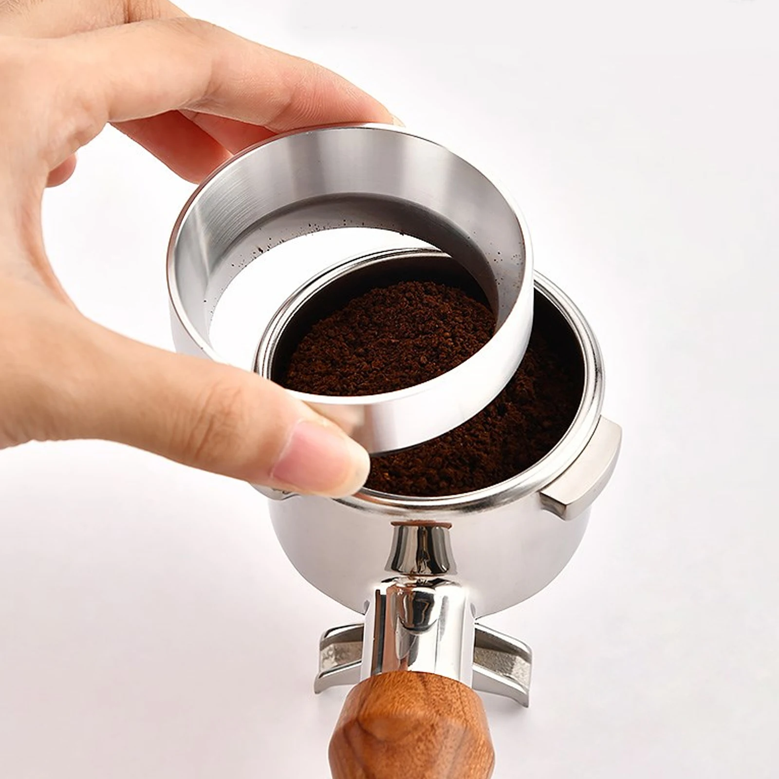 51/53/58 Mm Espresso Magnetic Aluminum Dosing Ring Cup Funnel Filter For Brewing Bowl Coffee Powder Basket Powder Cup
51/53/58 Mm Espresso Magnetic Aluminum Dosing Ring Cup Funnel Filter For Brewing Bowl Coffee Powder Basket Powder Cup
