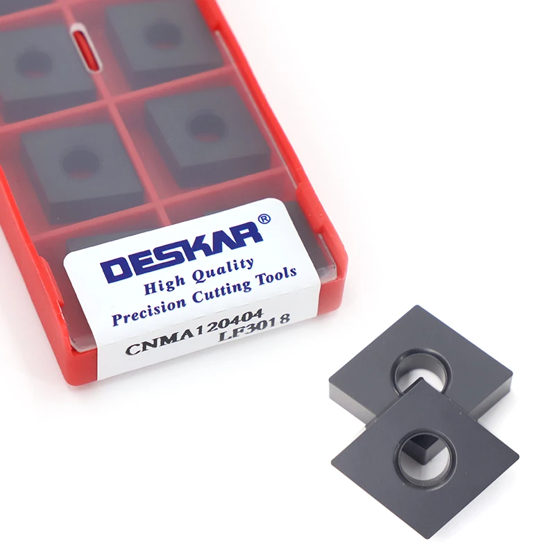 DESKAR CNMA120408 Carbide Inserts CNMA120404 LF3018 CNC Lathe Turning High Quality Blade Tool Cutter Plate For Cast Iron
DESKAR CNMA120408 Carbide Inserts CNMA120404 LF3018 CNC Lathe Turning High Quality Blade Tool Cutter Plate For Cast Iron