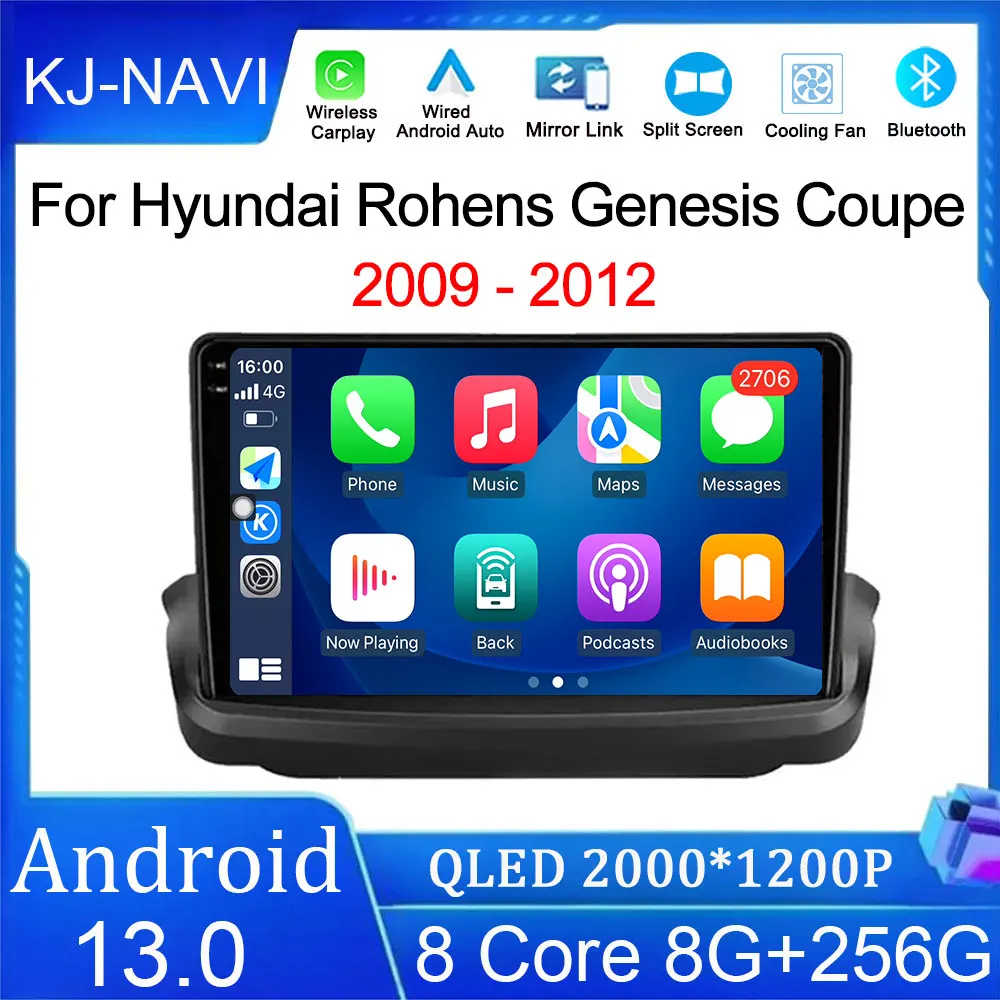 9 inch For Hyundai Rohens Genesis Coupe 2009 - 2012 4G Android 13 Car Radio Multimedia Player Navigation GPS Carplay WIFI DVD
9 inch For Hyundai Rohens Genesis Coupe 2009 - 2012 4G Android 13 Car Radio Multimedia Player Navigation GPS Carplay WIFI DVD