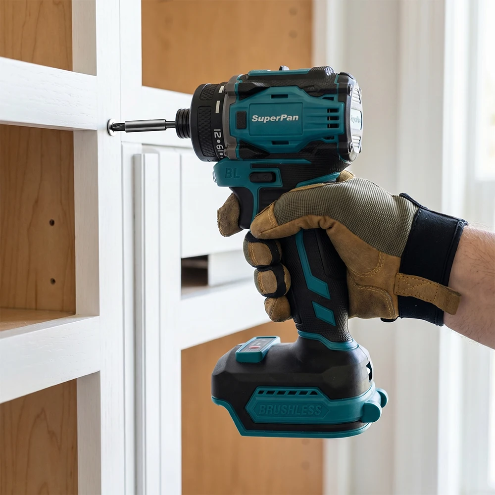 18V Impact Driver with LED Light, 135Nm High Torque, Variable Speed, for Furniture Assembly & Construction,For makita Battery
18V Impact Driver with LED Light, 135Nm High Torque, Variable Speed, for Furniture Assembly & Construction,For makita Battery