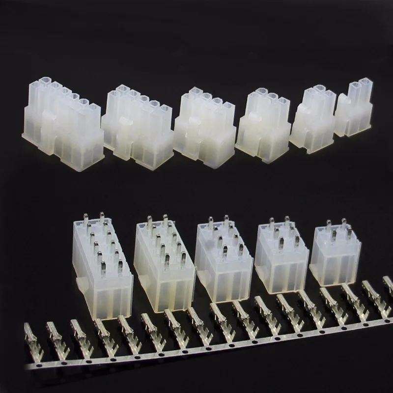 10Sets 5557 5569 2P4P6P8P10P12P14P16P18P20P22P24Pin 4.2mm Right Angle Straight Pin Wire Terminals Connector Plug for Car Auto
10Sets 5557 5569 2P4P6P8P10P12P14P16P18P20P22P24Pin 4.2mm Right Angle Straight Pin Wire Terminals Connector Plug for Car Auto