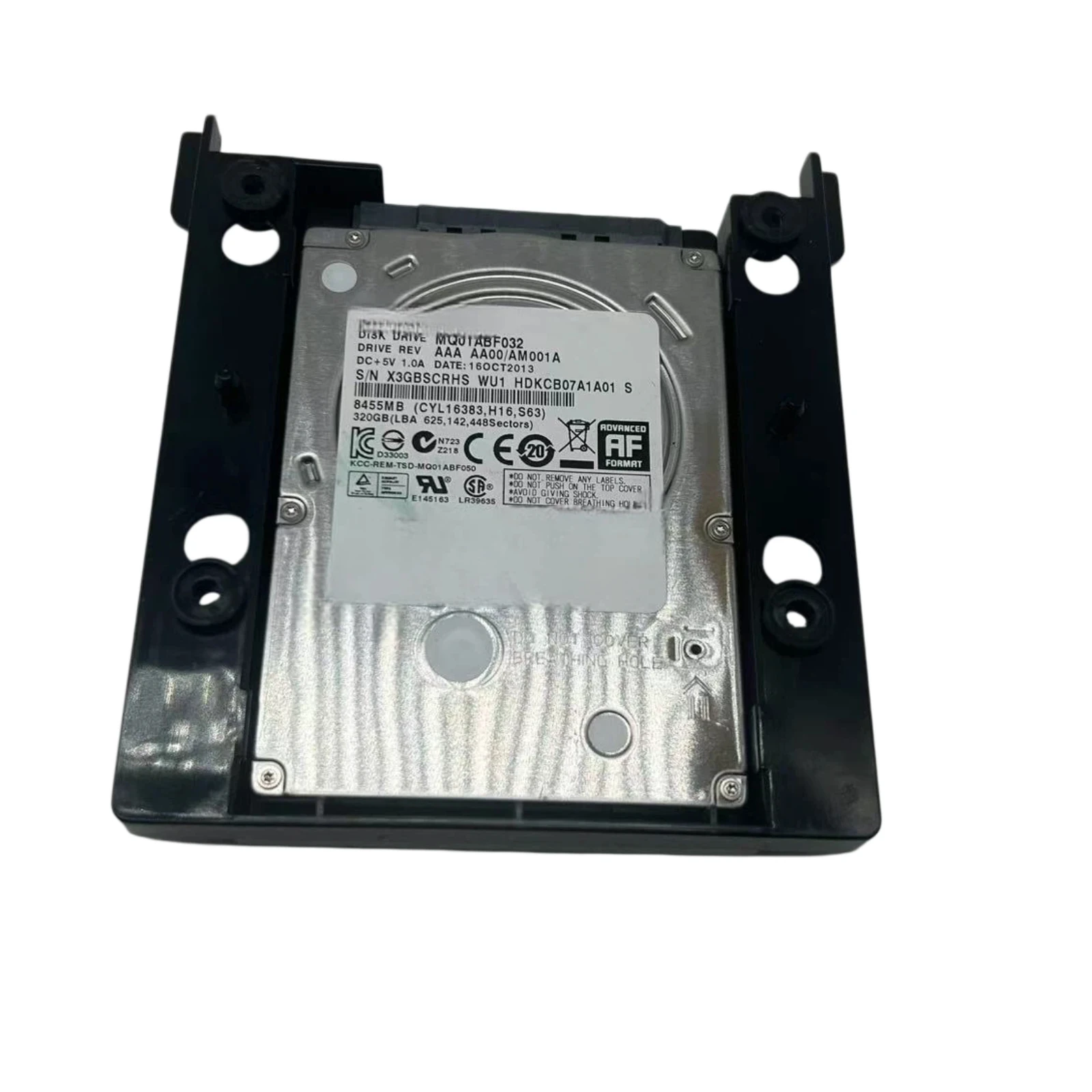 Hard Disk Drive KCC-REM-TSD-MQO1ABFO50 fits for Samsung SCX-5935FN SCX 5935FN 320G Printer Parts
Hard Disk Drive KCC-REM-TSD-MQO1ABFO50 fits for Samsung SCX-5935FN SCX 5935FN 320G Printer Parts