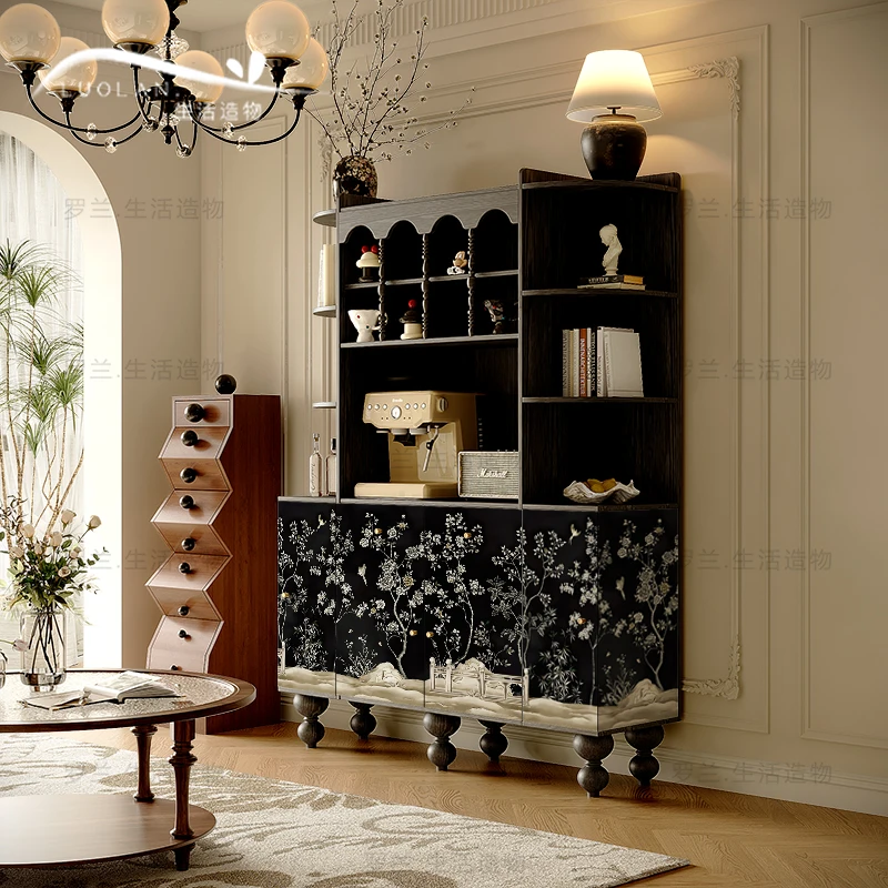 Retro Nanyang style dining side cabinet solid wood living room corner water bar locker kitchen multi-functional storage cabinet
Retro Nanyang style dining side cabinet solid wood living room corner water bar locker kitchen multi-functional storage cabinet
