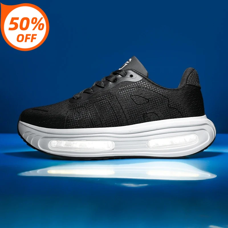 Running Sneakers Plus Size 45 Men Women Designer Air Cushion Sport Shoes Fashion Casual Mesh Height Increased Platform Gym Shoes
Running Sneakers Plus Size 45 Men Women Designer Air Cushion Sport Shoes Fashion Casual Mesh Height Increased Platform Gym Shoes
