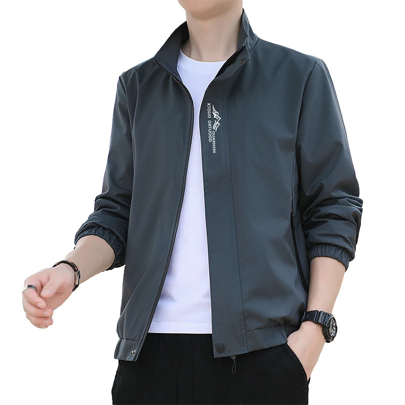 Spring Autumn Men's Bomber Jacket Fashion Men Stand Collar Uniform Zipper Coats Outdoor Men Sports Windbreaker Jackets Clothing
Spring Autumn Men's Bomber Jacket Fashion Men Stand Collar Uniform Zipper Coats Outdoor Men Sports Windbreaker Jackets Clothing