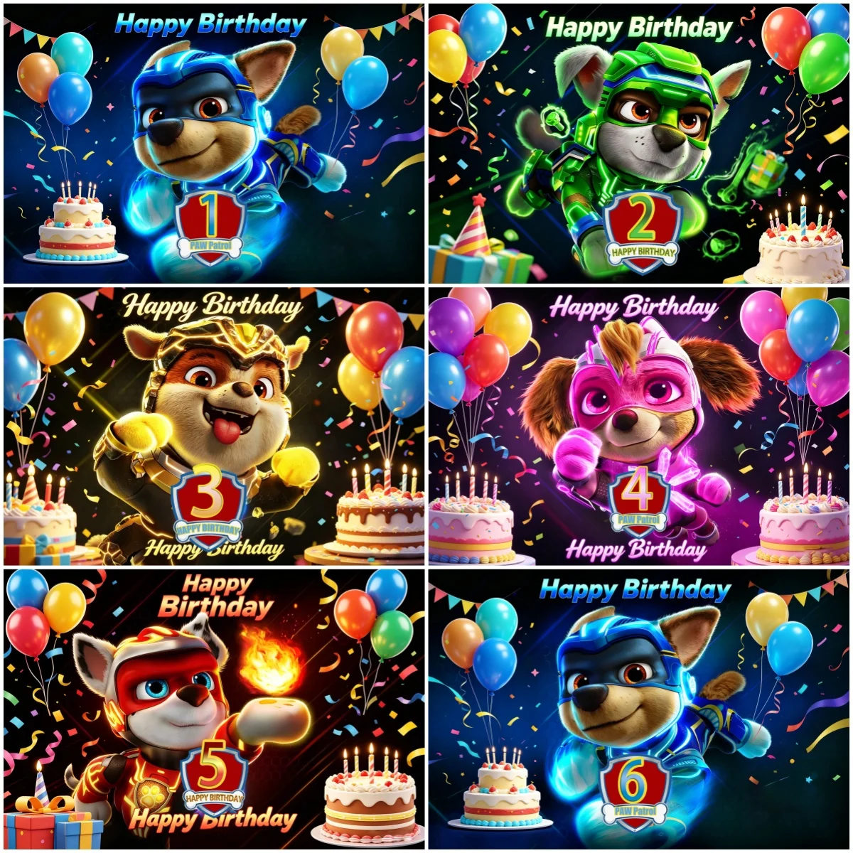 Cartoon PAW Patrol 1-6th Child Birthday Party Decoration Supplies Cute Puppy Dog Background Photography Studio Props Boys Girls
Cartoon PAW Patrol 1-6th Child Birthday Party Decoration Supplies Cute Puppy Dog Background Photography Studio Props Boys Girls