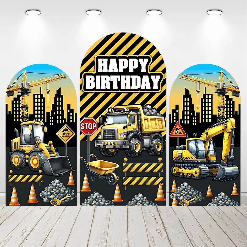 Mehofond Custom 2-Sided Construction Dump Truck Boys Birthday Party Baby Shower Cover Chiara Arch Wall Background Decor Backdrop
Mehofond Custom 2-Sided Construction Dump Truck Boys Birthday Party Baby Shower Cover Chiara Arch Wall Background Decor Backdrop