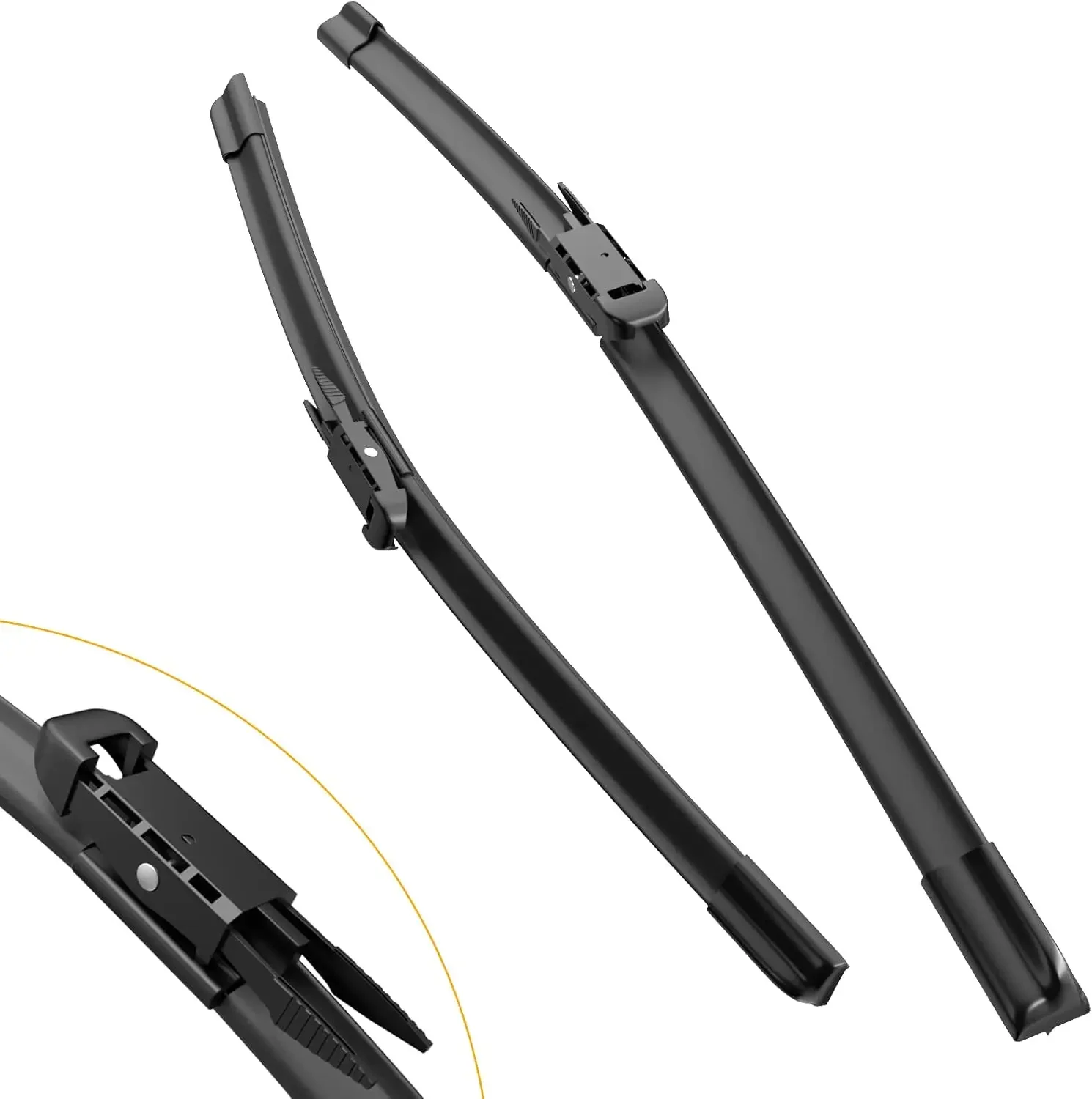 26"+22" Windshield Wipers Blades Replacement for 2011-2023 Ford Explorer, Pinch Tab All Season (Pack of 2)
26"+22" Windshield Wipers Blades Replacement for 2011-2023 Ford Explorer, Pinch Tab All Season (Pack of 2)