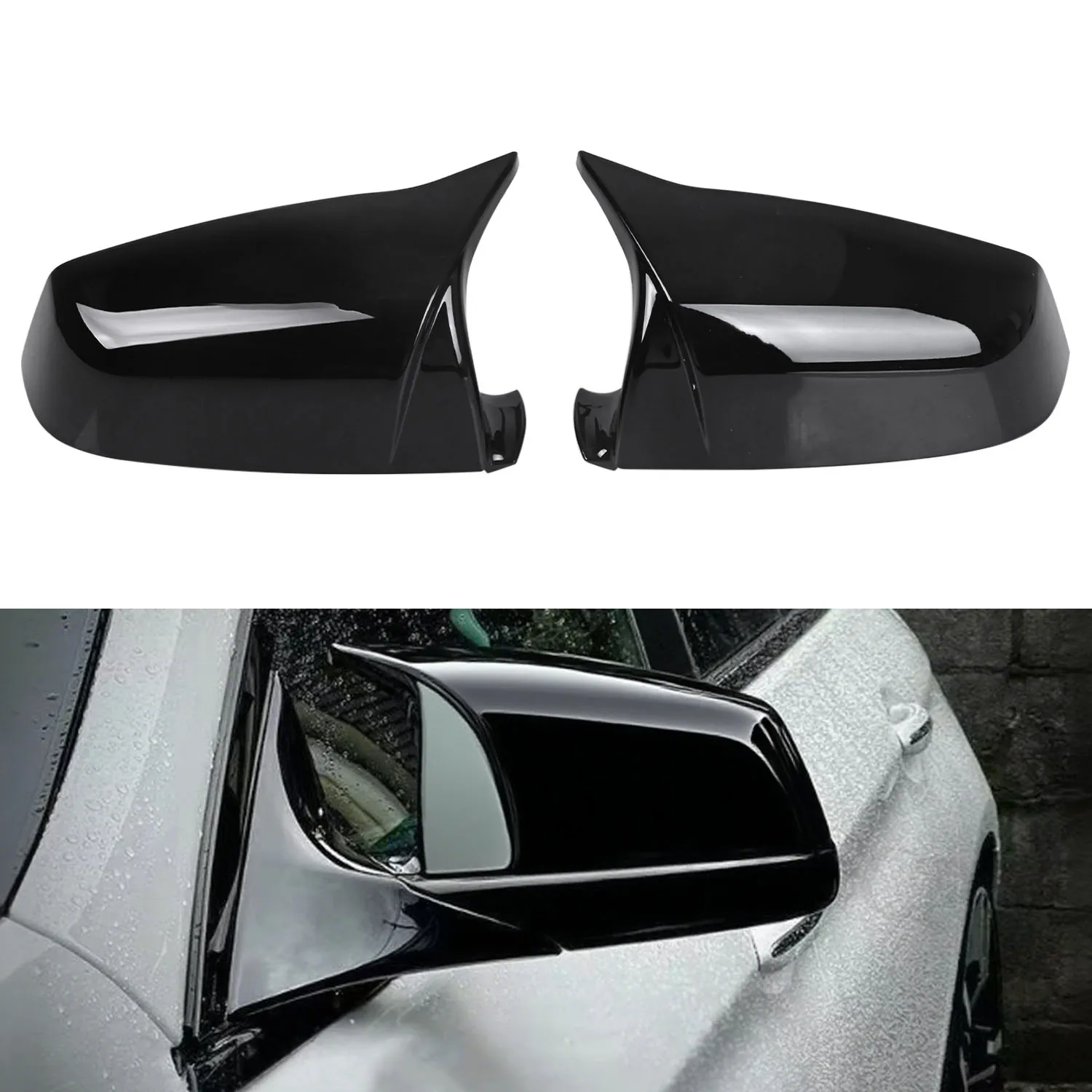 Door Side Wing Mirroe Cover Rearview Glass Cap for BMW 5 6 Series F01 F02 F03 F04 F06 F07 F10 F11 F12 F13 E60 E61 Glossy Black
Door Side Wing Mirroe Cover Rearview Glass Cap for BMW 5 6 Series F01 F02 F03 F04 F06 F07 F10 F11 F12 F13 E60 E61 Glossy Black