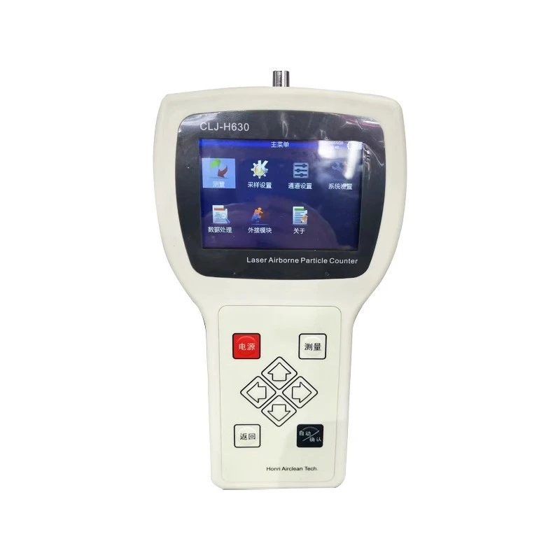 Handheld Laser Dust Particle Counter CLJ-H630 English versions are optional
Handheld Laser Dust Particle Counter CLJ-H630 English versions are optional