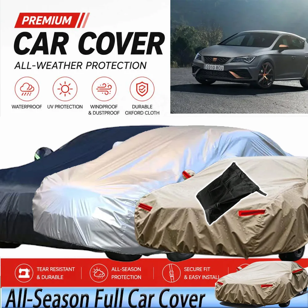 For Seat Leon MK3 5F 5F8 2012-2020 2015 2019 Full Car Cover Outdoor Protection Snow Cover Sunshade Waterproof Dustproof Exterior
For Seat Leon MK3 5F 5F8 2012-2020 2015 2019 Full Car Cover Outdoor Protection Snow Cover Sunshade Waterproof Dustproof Exterior