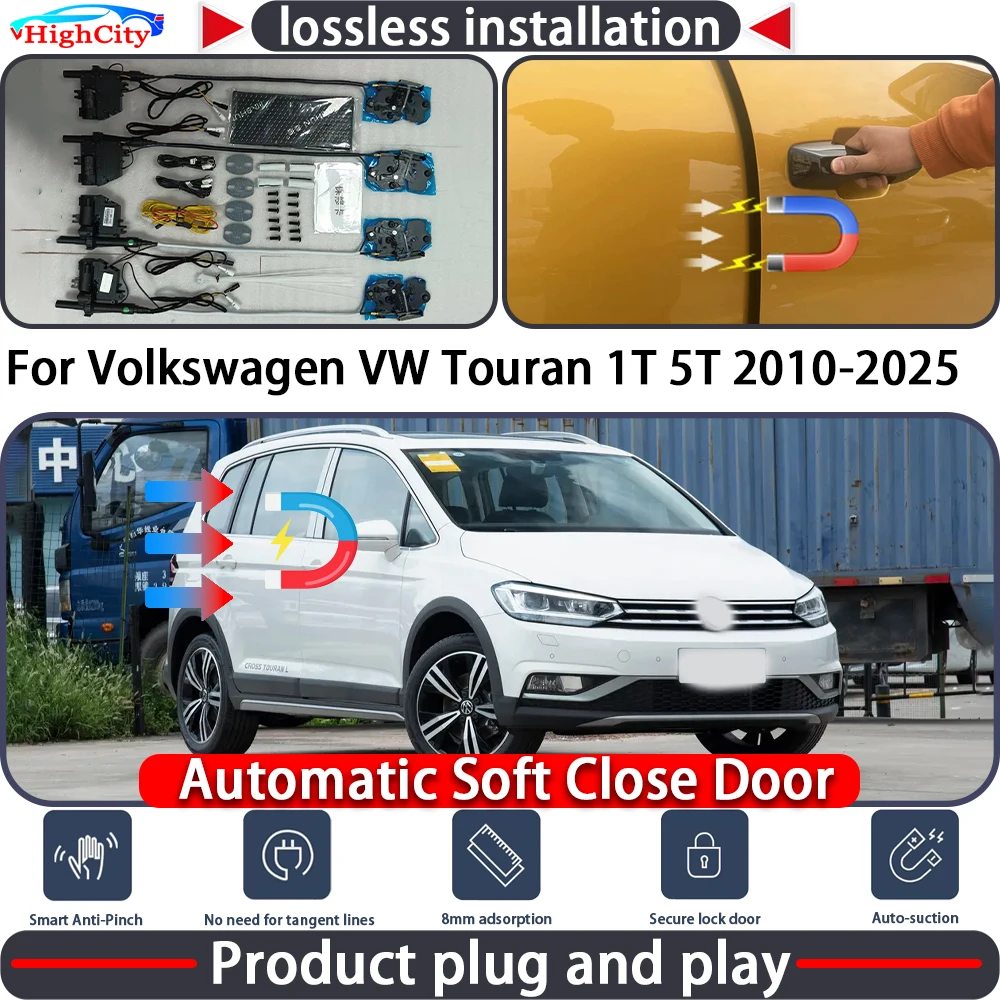Electric Closing Door Lock Actuator for Volkswagen VW Touran 1T 5T 2010-20 Soft Close Power Latch System Auto Pull Door
Electric Closing Door Lock Actuator for Volkswagen VW Touran 1T 5T 2010-20 Soft Close Power Latch System Auto Pull Door