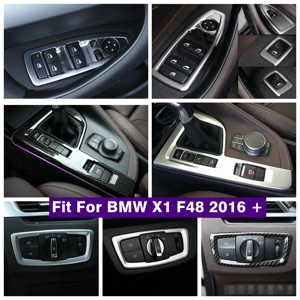 Window Lift Button Gear Shift Box Head Light Lamp Decoration Frame Cover Trim Fit For BMW X1 F48 2016 - 2021 Car Accessories
Window Lift Button Gear Shift Box Head Light Lamp Decoration Frame Cover Trim Fit For BMW X1 F48 2016 - 2021 Car Accessories