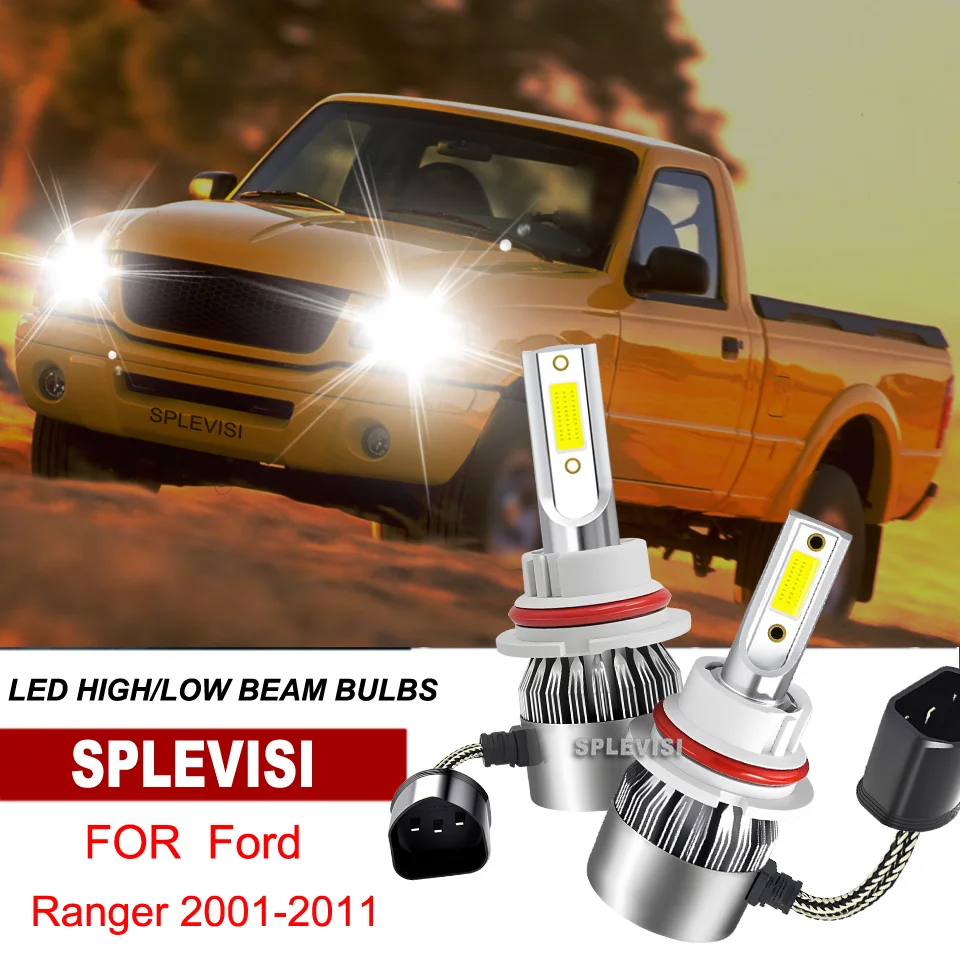 2x LED Headlight High/Low Beam Bulb Bright Energy Saving For Ford Ranger 2001-2011 2002 2003 2004 2005 2006 2007 2008 2009 2010
2x LED Headlight High/Low Beam Bulb Bright Energy Saving For Ford Ranger 2001-2011 2002 2003 2004 2005 2006 2007 2008 2009 2010
