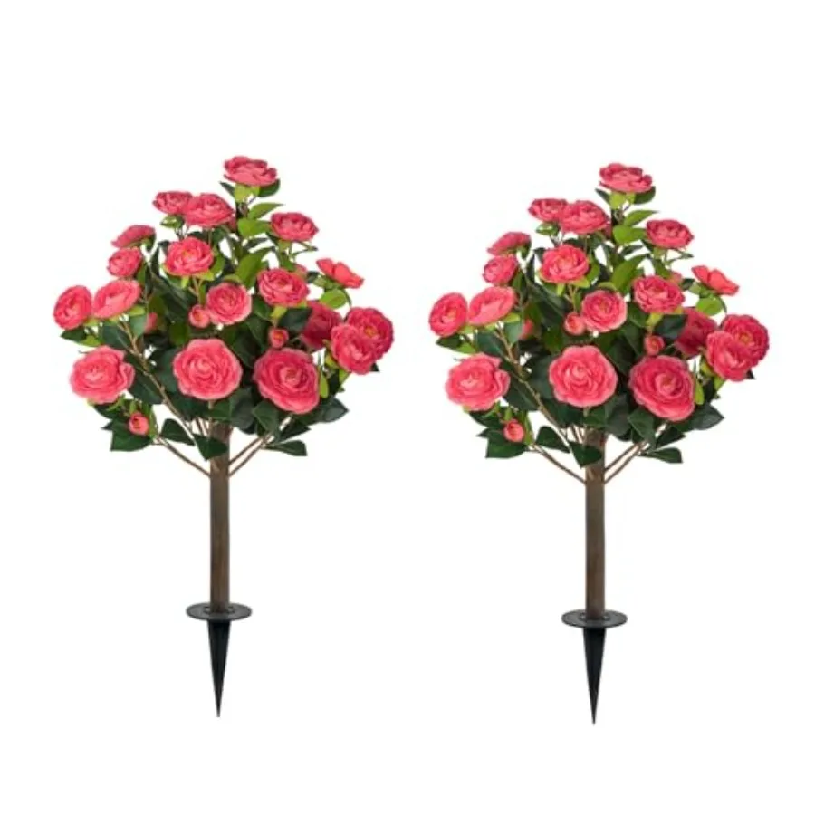 2 Pack Artificial Camellia Tree Plants with Spike, 36" Faux Camellia Flower UV Resistant Fake Floral Blooming Bush for Indoor O
2 Pack Artificial Camellia Tree Plants with Spike, 36" Faux Camellia Flower UV Resistant Fake Floral Blooming Bush for Indoor O