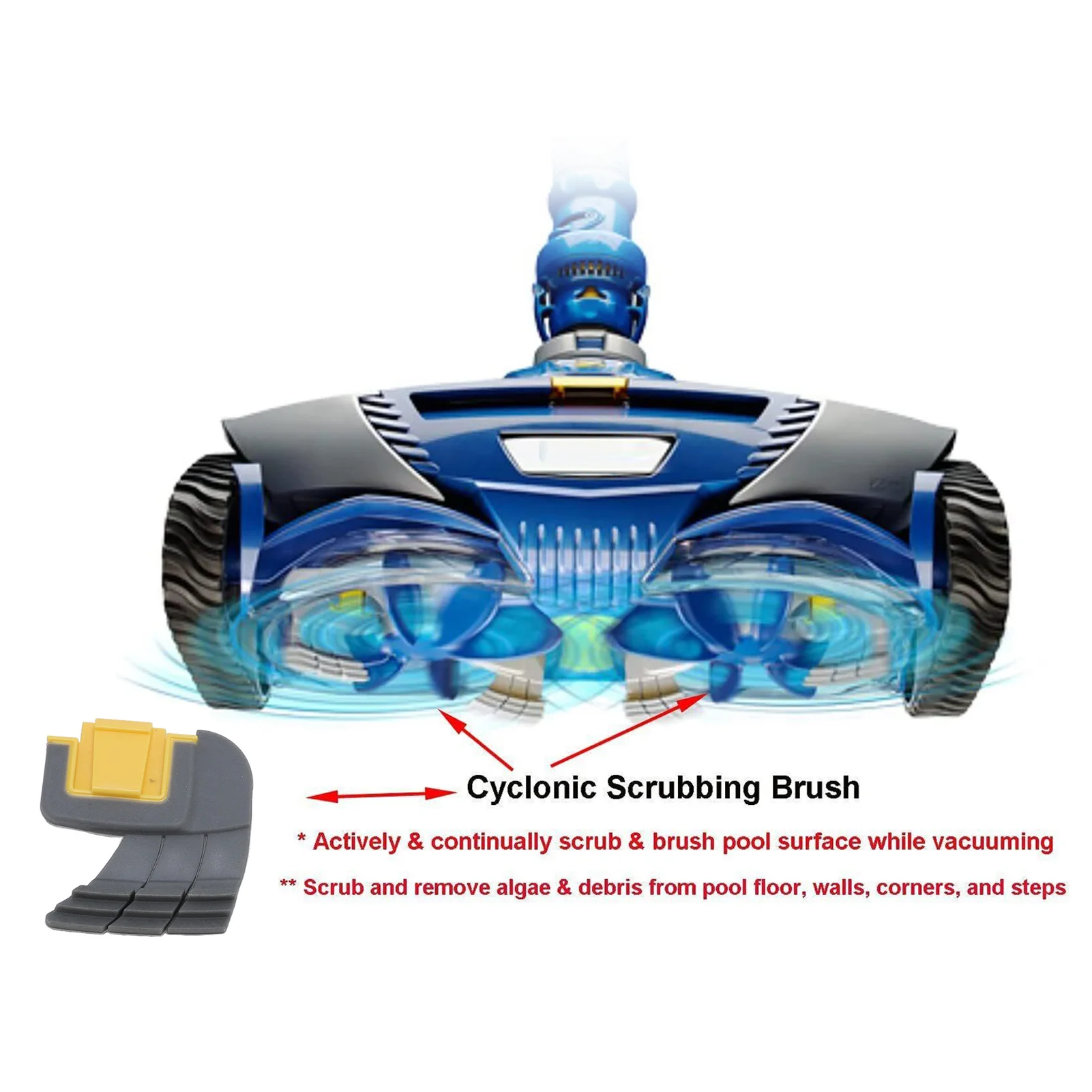 Pool Cleaner Cyclonic Scrubbing Brush Accurate Efficient R0714400 Scrubbing Brush Replaceable PVC Silicone Sturdy for MX6
Pool Cleaner Cyclonic Scrubbing Brush Accurate Efficient R0714400 Scrubbing Brush Replaceable PVC Silicone Sturdy for MX6