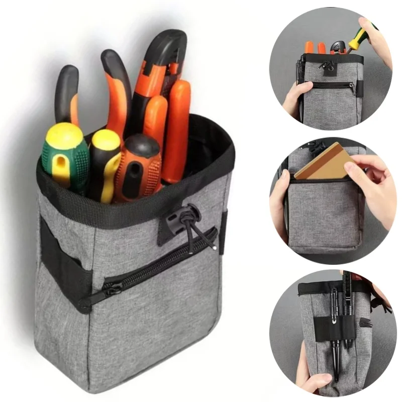 Tool Bag Belt Waist Bag Pouch Waist Pocket Outdoor Work Hand Tools Hardware Storage Electrician Gardening Tool
Tool Bag Belt Waist Bag Pouch Waist Pocket Outdoor Work Hand Tools Hardware Storage Electrician Gardening Tool