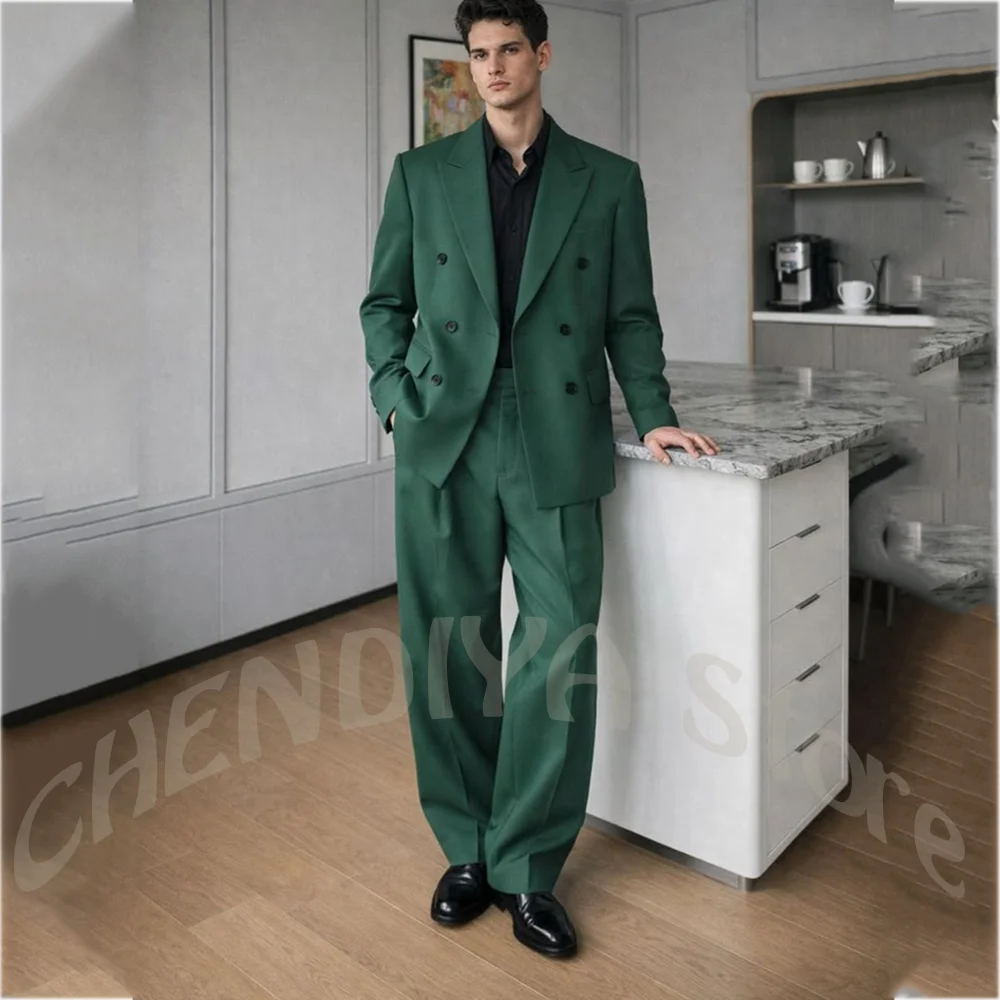 Customized Two Piece Men Suit Peak Lapel Blazer Slim Pants Groom Wedding Prom Party Event Business Formal Gentleman Outfit
Customized Two Piece Men Suit Peak Lapel Blazer Slim Pants Groom Wedding Prom Party Event Business Formal Gentleman Outfit