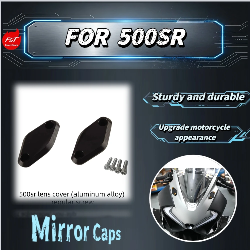 For 500SR Hollow Mirror Block Off Covers Streamline Front Fairing For Aggressive Racing Look Riding Parts
For 500SR Hollow Mirror Block Off Covers Streamline Front Fairing For Aggressive Racing Look Riding Parts