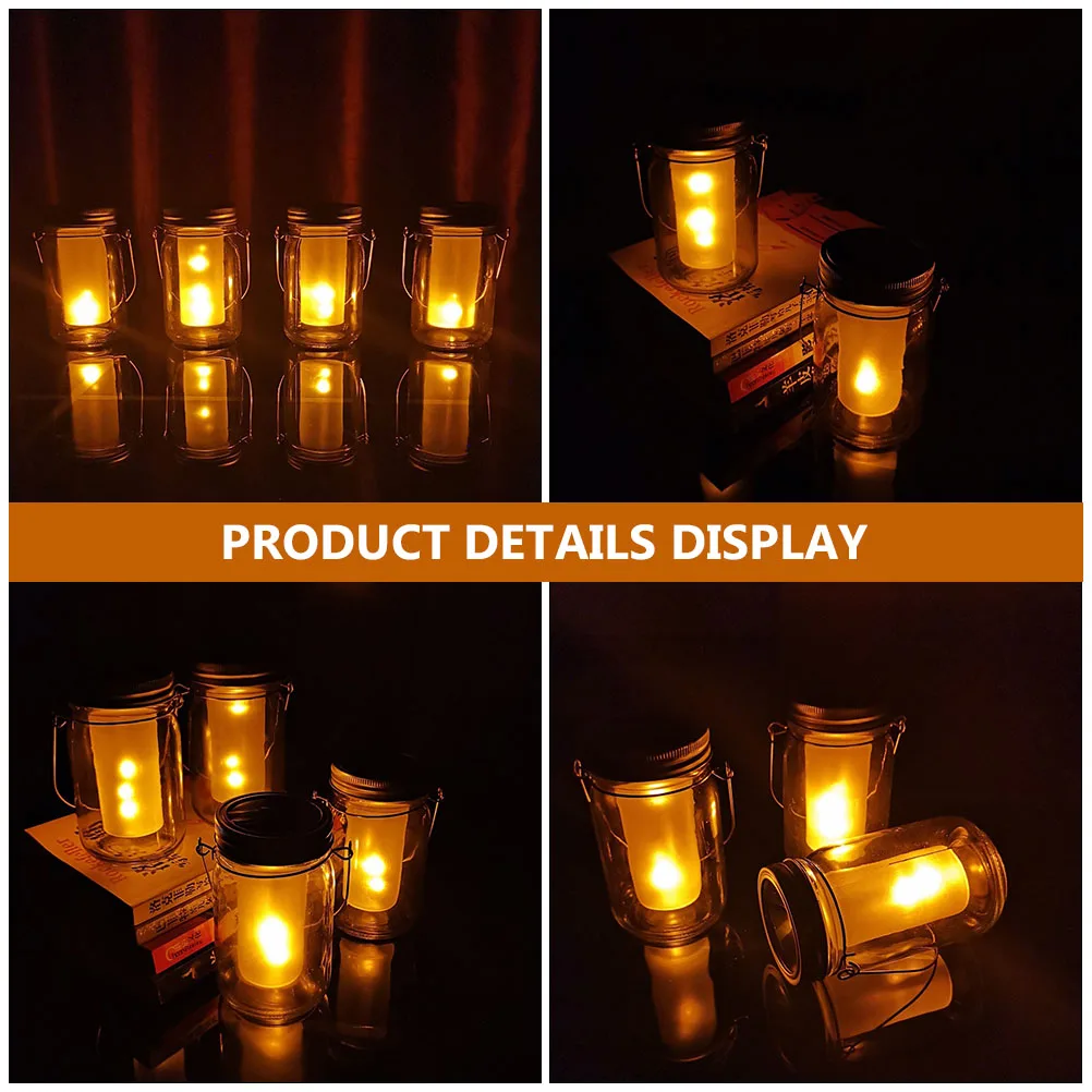 1Pcs Solar Glass Bottle Jar Light Simulated Flame Outdoor Hanging Garden Lamp Waterproof Decorative Atmosphere Light for Yard
1Pcs Solar Glass Bottle Jar Light Simulated Flame Outdoor Hanging Garden Lamp Waterproof Decorative Atmosphere Light for Yard