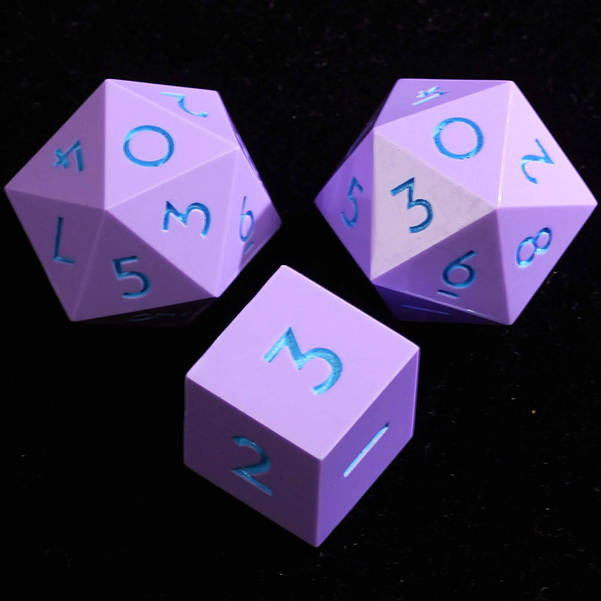 3 Polyhedral Resin 20-Sided D10 and 6-Sided D3 Dice Set Draw Steel Lilac Oath
3 Polyhedral Resin 20-Sided D10 and 6-Sided D3 Dice Set Draw Steel Lilac Oath