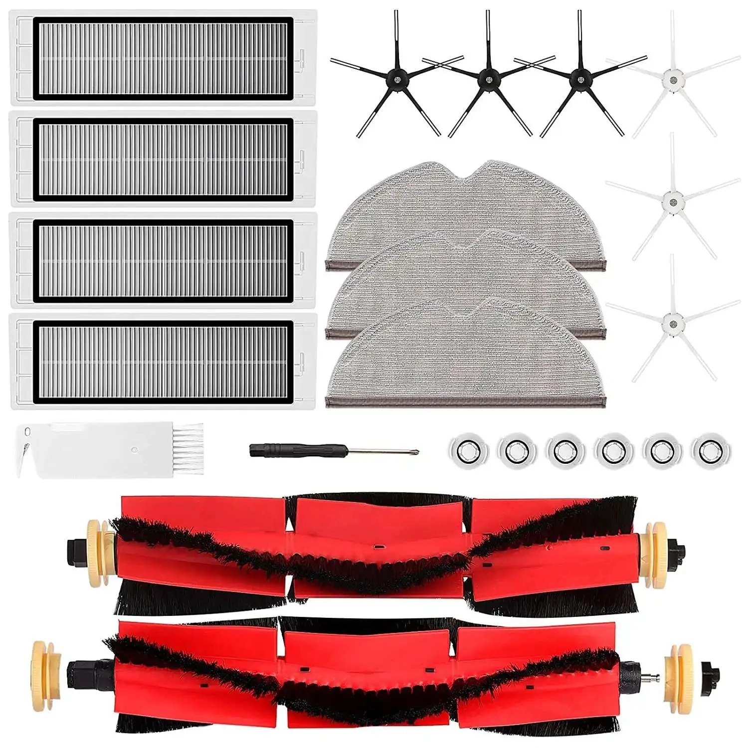 Main Brush Hepa Filter Mop Pads for Xiaomi Roborock S6 MaxV S6 S6 Pure E4 S4 Max S4 S5 S5 Max S5 Replacement Accessories
Main Brush Hepa Filter Mop Pads for Xiaomi Roborock S6 MaxV S6 S6 Pure E4 S4 Max S4 S5 S5 Max S5 Replacement Accessories
