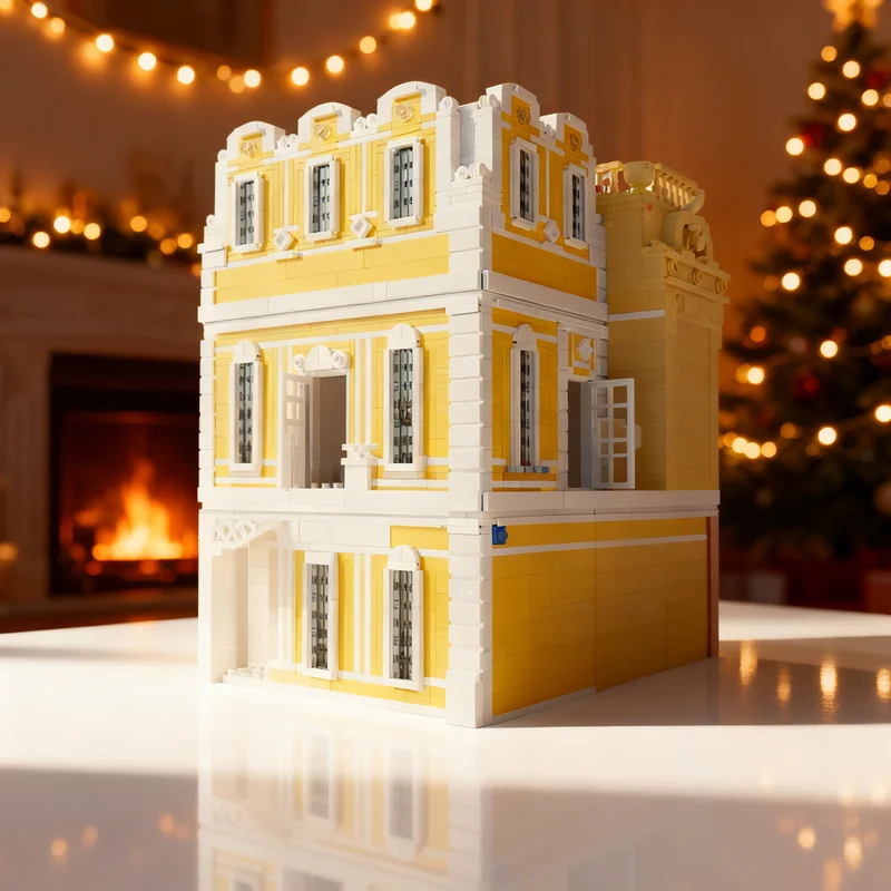 3490 деталей MOC: Флорентийский палаццо — модульная модель городской улицы, конструктор, креативный подарок, декор для демонстрации, сборная модель премиум-класса для взрослых
3490 деталей MOC: Флорентийский палаццо — модульная модель городской улицы, конструктор, креативный подарок, декор для демонстрации, сборная модель премиум-класса для взрослых