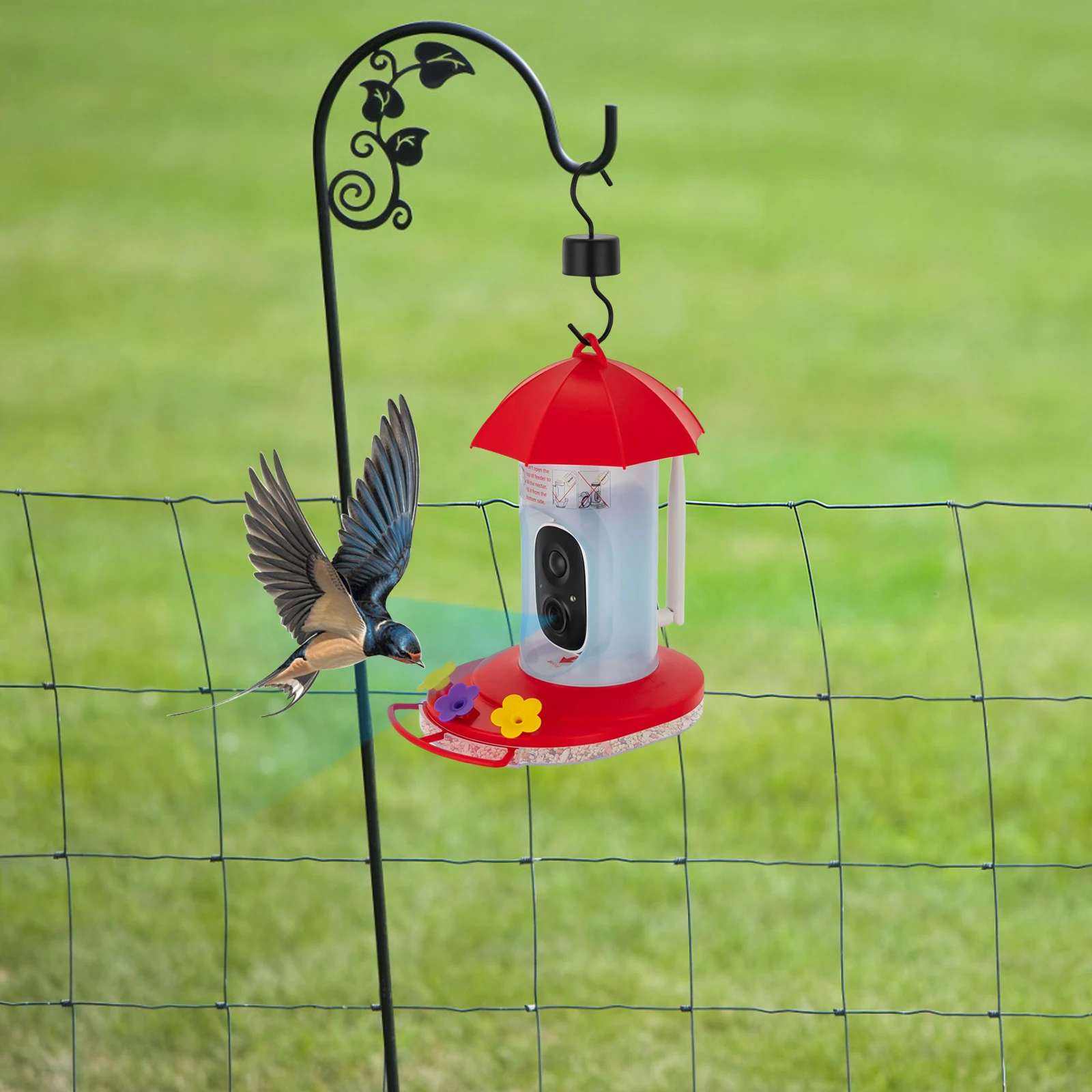 Intelligent Video Bird Feeder, ird Feeder with Camera, Smart Bird Feeder for Courtyards, for Sparrows, Hummingbirds, Pigeons
Intelligent Video Bird Feeder, ird Feeder with Camera, Smart Bird Feeder for Courtyards, for Sparrows, Hummingbirds, Pigeons