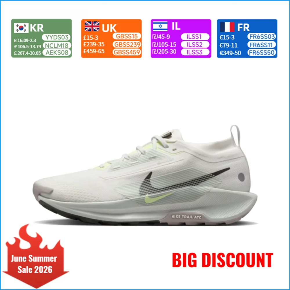 Nike Pegasus Trail 5 GORE-TEX Men's Low-Top Running Shoes - Slip-Resistant, Durable, Comfortable, Breathable FQ0908-102
Nike Pegasus Trail 5 GORE-TEX Men's Low-Top Running Shoes - Slip-Resistant, Durable, Comfortable, Breathable FQ0908-102